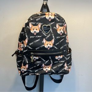 Betsey Johnson Welsh Corgi Backpack